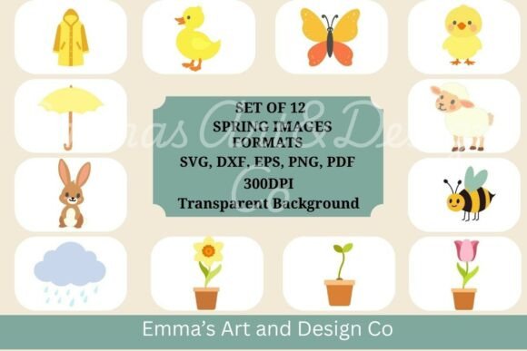 Download Spring SVG Bundle, Cute Easter Vectors - Svg bundle Collection