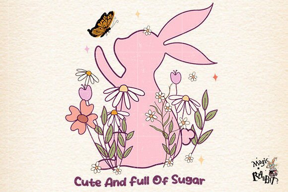 Download Easter Bunny with Flowers PNG - Bunny with flowers png Collection