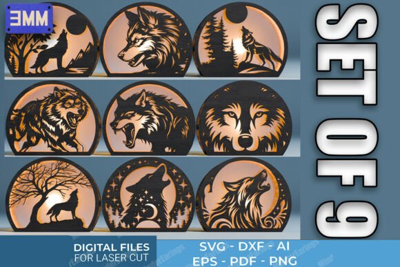 Download Wolf Lantern SVG Bundle - Svg bundle Collection