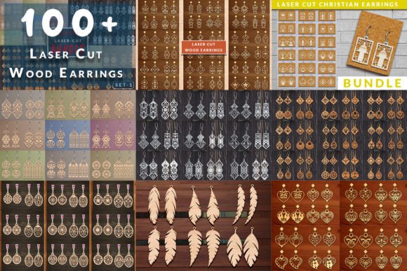 Download 150+ Laser Cut Wood Earrings SVG Bundle - Svg bundle Collection