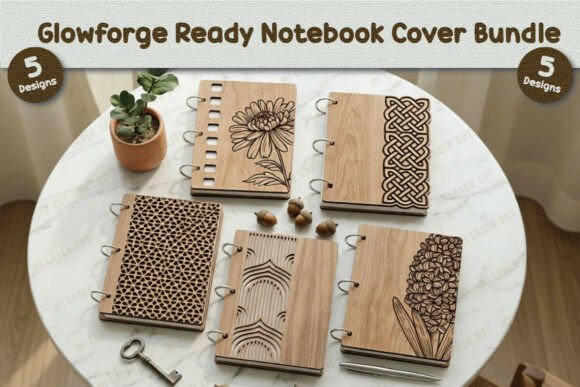 Download Glowforge Notebook Cover SVG Bundle - Svg bundle Collection